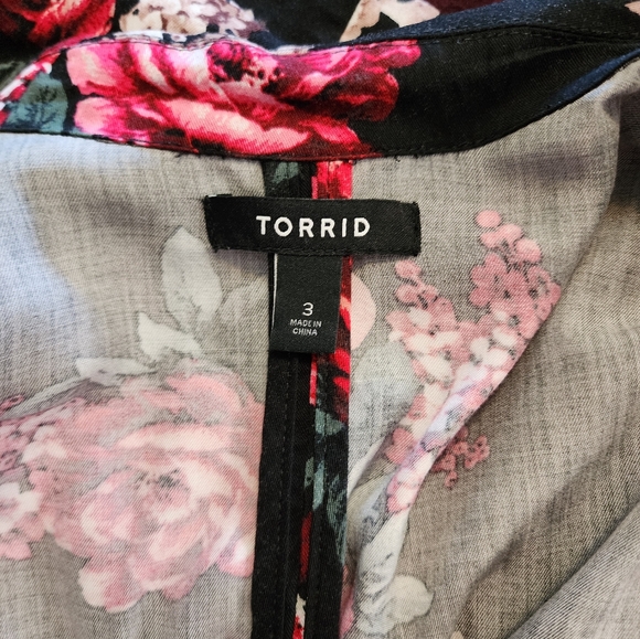 Torrid 3X floral jacket - Picture 4 of 4